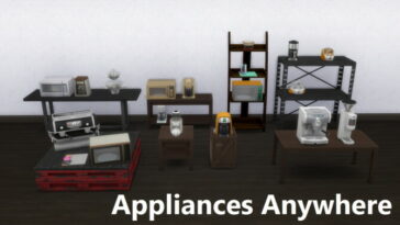 Clutter Anywhere Part One – Appliances at Mod The Sims 4