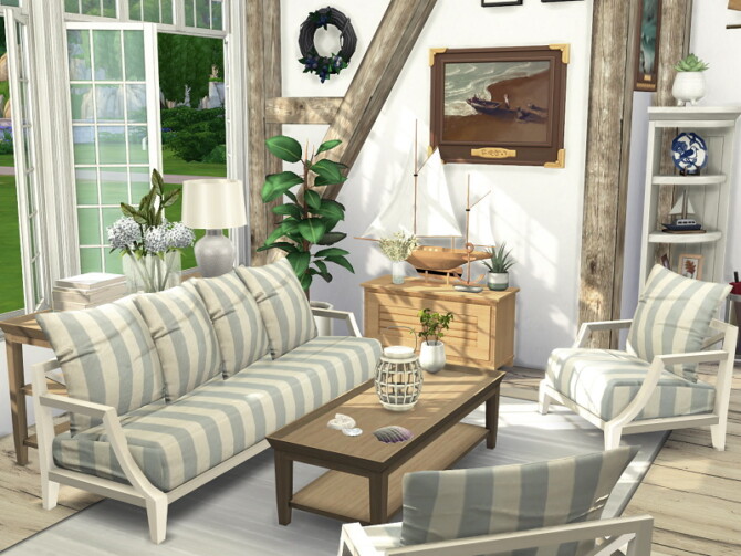 Coastal Living Room by Flubs79 at TSR