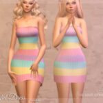 Colorful Dress by Dissia at TSR