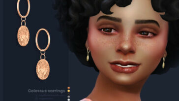 Colossus earrings Kids version by sugar owl at TSR