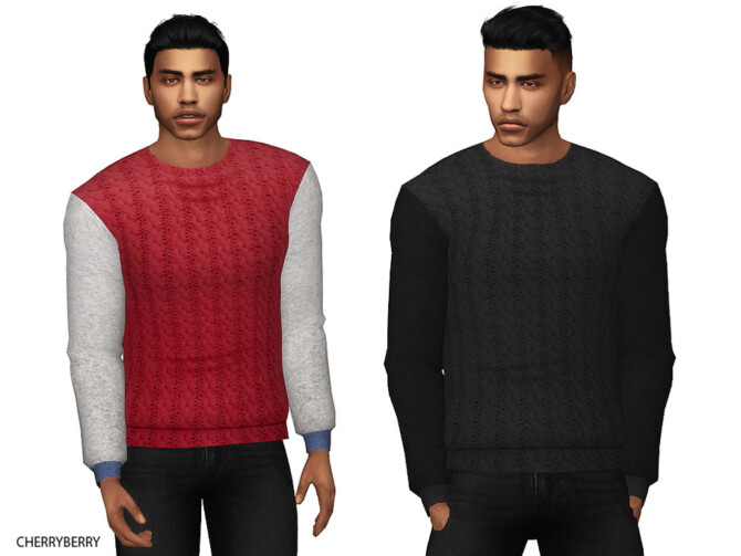 Comfy Mens Designer Sweatshirt by CherryBerrySim at TSR