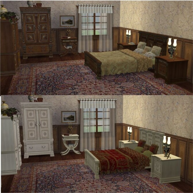 Conversion TS2 to TS4 Royal bedroom Vitasims 2 at All 4 Sims