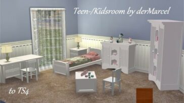 Conversion Teen/Kidsroom from derMarcel by Clara at All 4 Sims