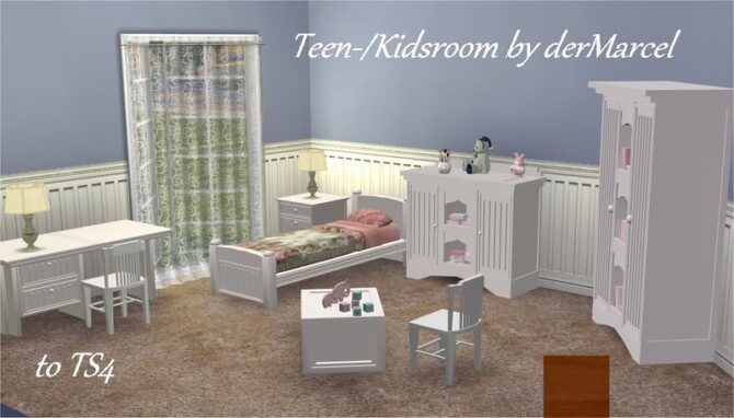 Conversion Teen/Kidsroom from derMarcel by Clara at All 4 Sims