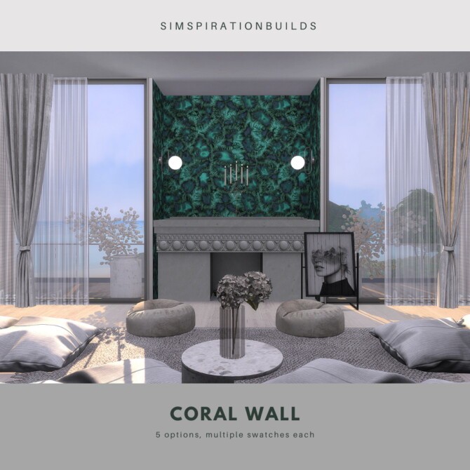 Coral wall at Simspiration Builds