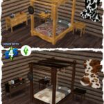 Cowboy Dreams Bedroom by Chalipo at All 4 Sims