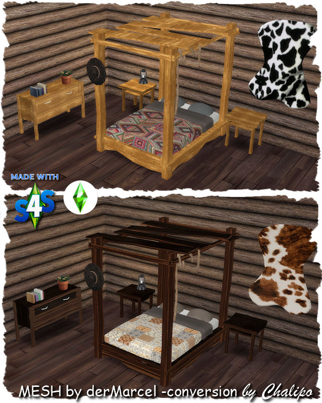 Cowboy Dreams Bedroom by Chalipo at All 4 Sims