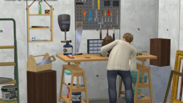 Crafting room – Tools & Working Bench at Around the Sims 4