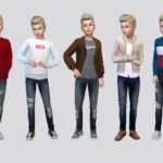 Craig Denim Jeans Boys by McLayneSims at TSR