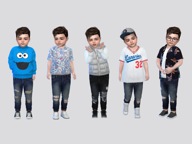 Craig Denim Jeans Toddler by McLayneSims at TSR