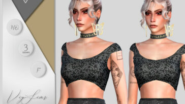 Cropped Top 1 by Viy Sims at TSR