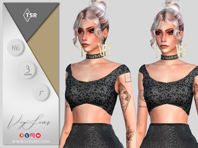 Cropped Top 1 by Viy Sims at TSR