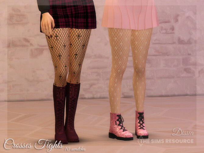 Crosses Tights by Dissia at TSR