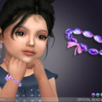 Crystal Beads Baby Bracelet by feyona at TSR