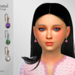 Crystal Earrings Child by Suzue at TSR