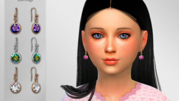 Crystal Earrings Child by Suzue at TSR