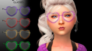 Cuore Glasses Child by Suzue at TSR