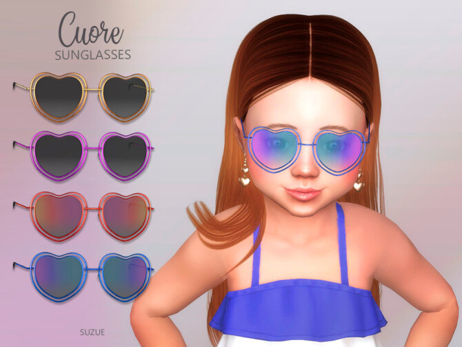 Cuore Sunglasses Toddler by Suzue at TSR