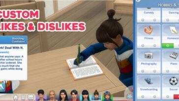 Custom Likes and Dislikes Homework and Soccer Mod at Mod The Sims 4