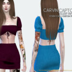 Cut Out Mini Skirt by carvin captoor at TSR