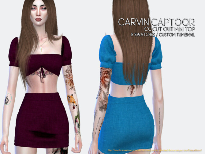 Cut Out Mini Top by carvin captoor at TSR