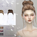 Cute hair bun MOKA by S-Club at TSR