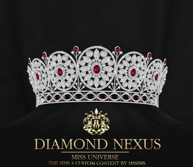 DIAMOND NEXUS MISS UNIVERSE CROWN & TIARA at MSSIMS