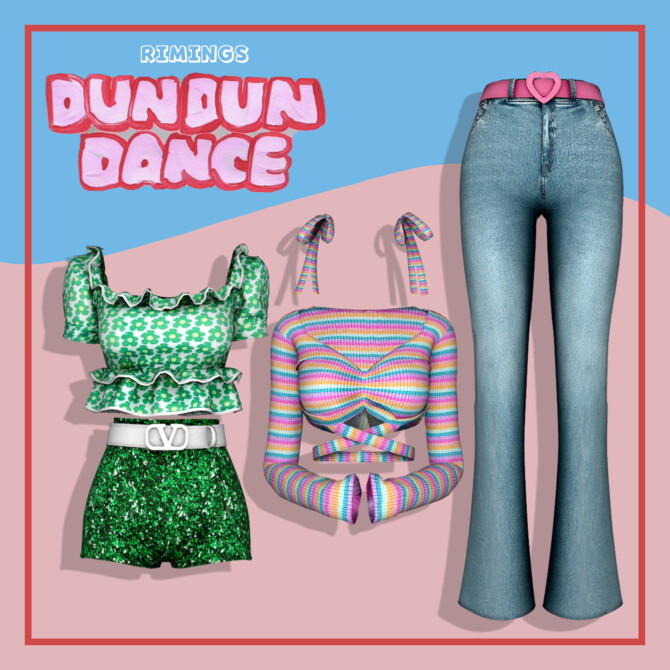 DUN DUN DANCE OUTFIT at RIMINGs