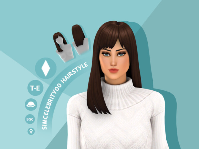 Dakota Hairstyle by simcelebrity00 at TSR