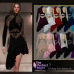 Dance Dress Etoile de nuit by sugar owl at TSR