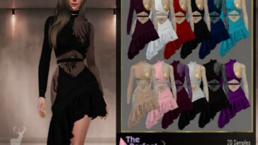 Dance Dress Etoile de nuit by sugar owl at TSR