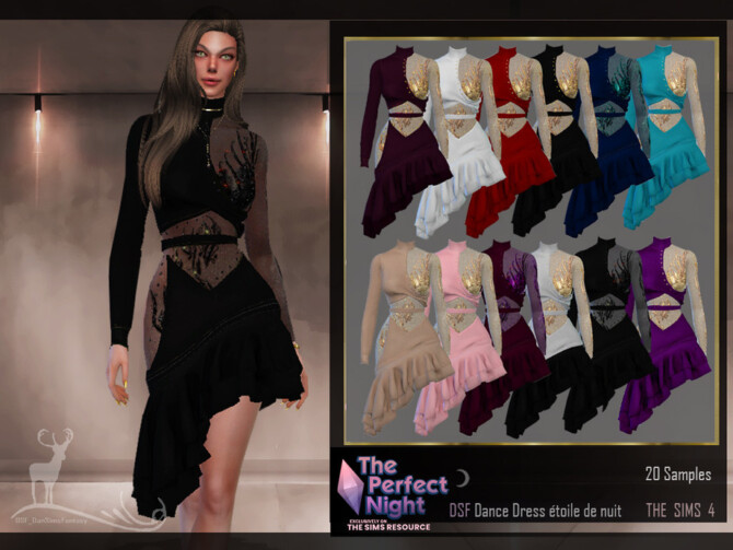 Dance Dress Etoile de nuit by sugar owl at TSR