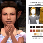 Dark Elf Hairstyle by OranosTR at TSR