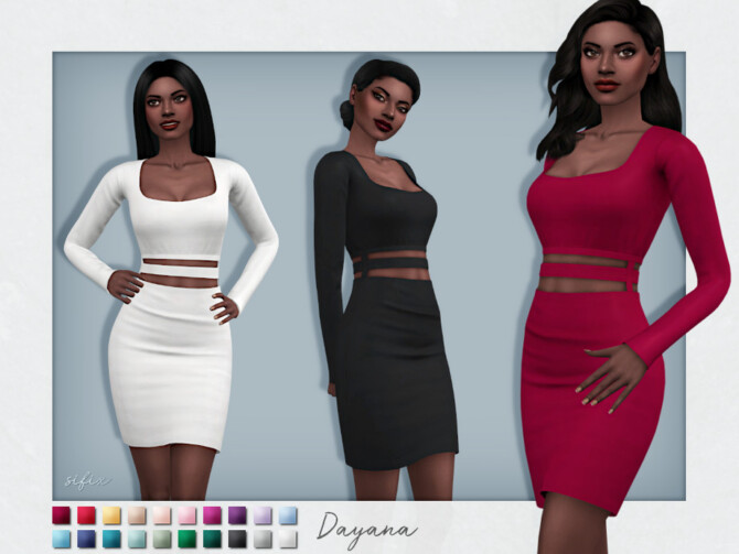 Dayana Dress by Sifix at TSR