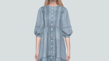 Denim Mini Dress 91 at Marigold