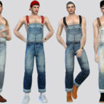 Denim Repair Jumpsuit by McLayneSims at TSR