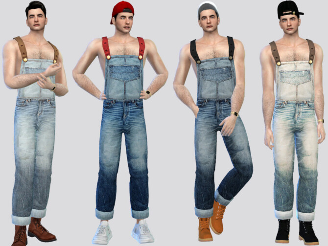 Denim Repair Jumpsuit by McLayneSims at TSR