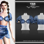 Denim SET-135 (TOP) BD487 by busra-tr at TSR