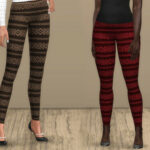 Designer Fall Leggings by CherryBerrySim at TSR