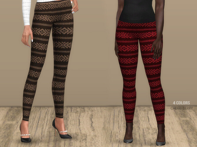 Designer Fall Leggings by CherryBerrySim at TSR