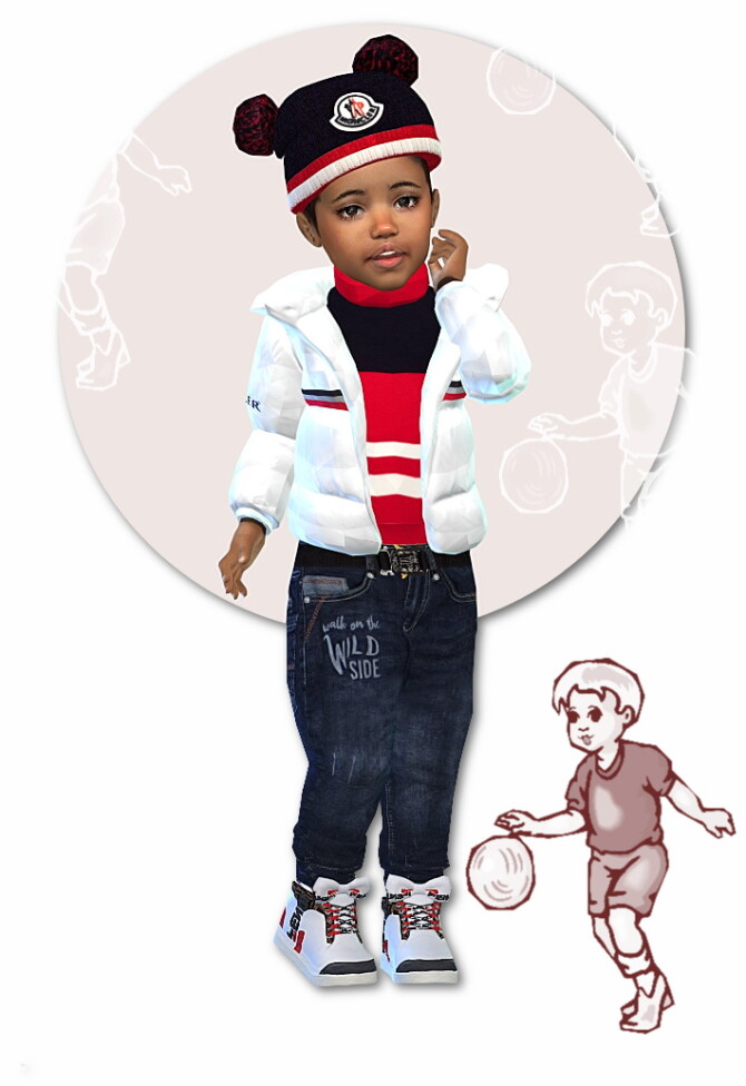 Designer Set for Toddler Boys at Sims4-Boutique