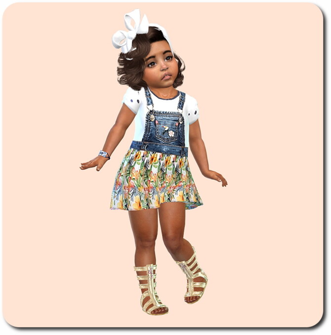 Designer Set for Toddler Girls TS4 at Sims4-Boutique