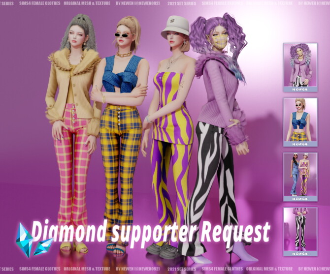 Diamond Supporter Request 2021 Set 01 at NEWEN