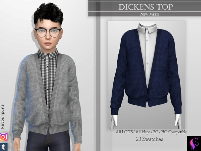 Dickens Top by KaTPurpura at TSR