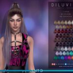 Diluvium hair by Anto at TSR