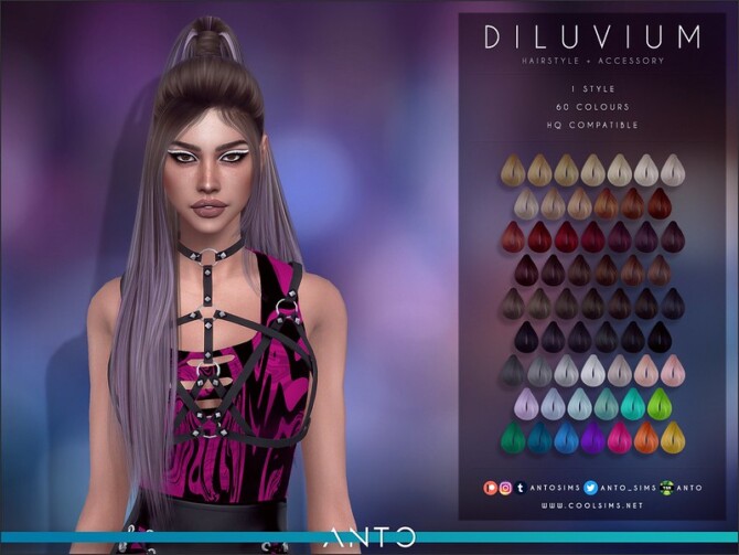 Diluvium hair by Anto at TSR