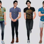 Donix Patterned Shirt by McLayneSims at TSR