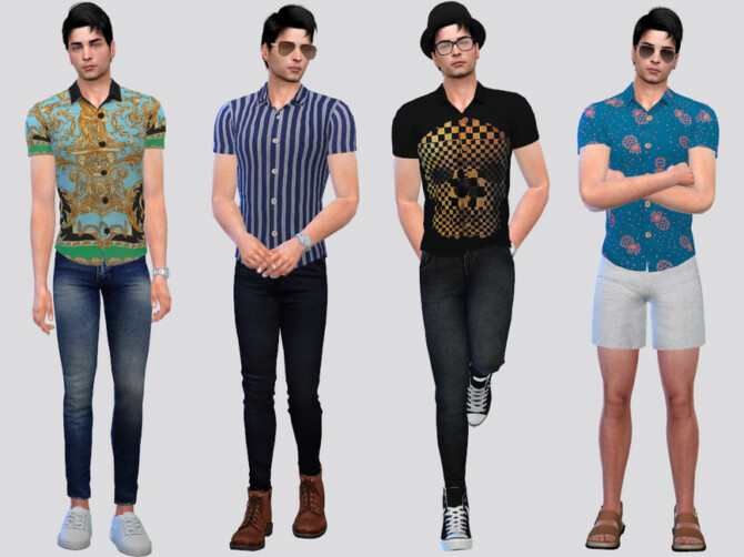 Donix Patterned Shirt by McLayneSims at TSR