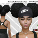 Double Puff Protective Hairstyle by drteekaycee at TSR