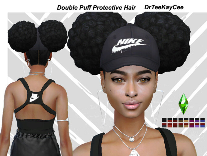 Double Puff Protective Hairstyle by drteekaycee at TSR